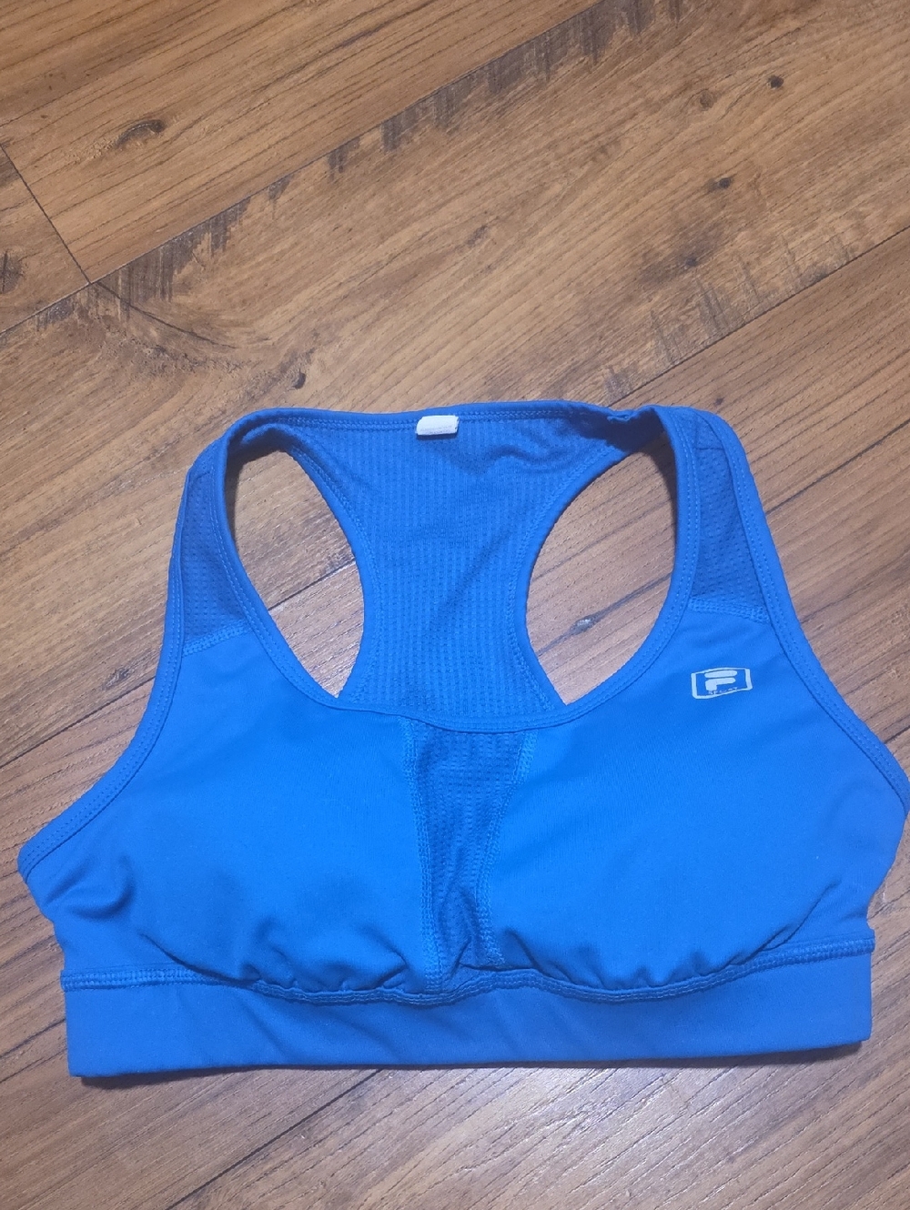 Fila Bright Blue Racerback Performance Sports Bra